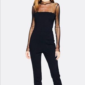 NWT Guess MESH black jumper- one piece